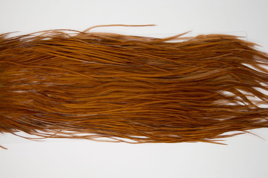 12096 Hebert Dry Fly Hackle Pro Grade Rooster Saddle Coachman Brown Ties Size 10-16