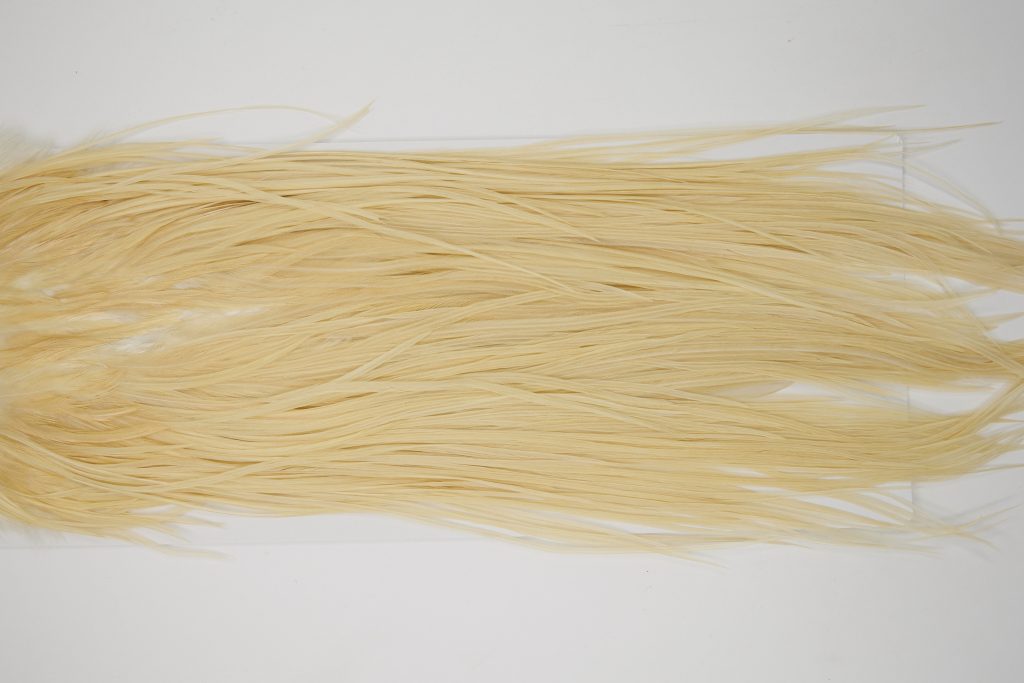 12101 Hebert Dry Fly Hackle Pro Grade Rooster Saddle Light Ginger Ties Size 12-16