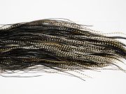 12134 Hebert Dry Fly Hackle Pro Grade Rooster Saddle Grizzly Variant Ties Size 14-18