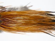 12146 Hebert Dry Fly Hackle Pro Grade Rooster Saddle Light Brown Ties Size 14-16