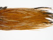 12150 Hebert Dry Fly Hackle Pro Grade Rooster Saddle Light Brown Ties Size 14-16