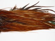 12156 Hebert Dry Fly Hackle Pro Grade Rooster Saddle Light Brown Ties Size 14-18
