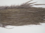 12166 Hebert Dry Fly Hackle Pro Grade Rooster Saddle Medium Grey Dun Ties Size 12-14