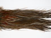 12183 Hebert Dry Fly Hackle Pro Grade Rooster Saddle Dark Brown Dun Ties Size 16-20