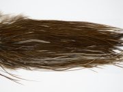 12186 Hebert Dry Fly Hackle Pro Grade Rooster Saddle Dark Brown Dun Ties Size 14-16