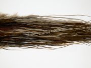 12195 Hebert Dry Fly Hackle Pro Grade Rooster Saddle Dark Brown Dun Ties Size 12-16