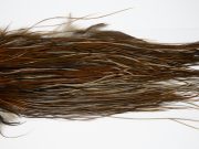 12197 Hebert Dry Fly Hackle Pro Grade Rooster Saddle Dark Brown Dun Ties Size 14-18