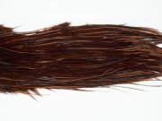 12208 Hebert Dry Fly Hackle Bronze Grade Rooster Saddle Coachman Brown Ties Size 14-16