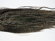 12229 Hebert Dry Fly Hackle Bronze Grade Rooster Saddle Grizzly Variant Ties Size 12-16