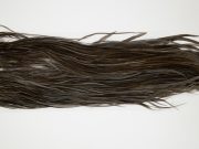 12249 Hebert Dry Fly Hackle Bronze Grade Rooster Saddle Dark Grey Dun Ties Size 12-16