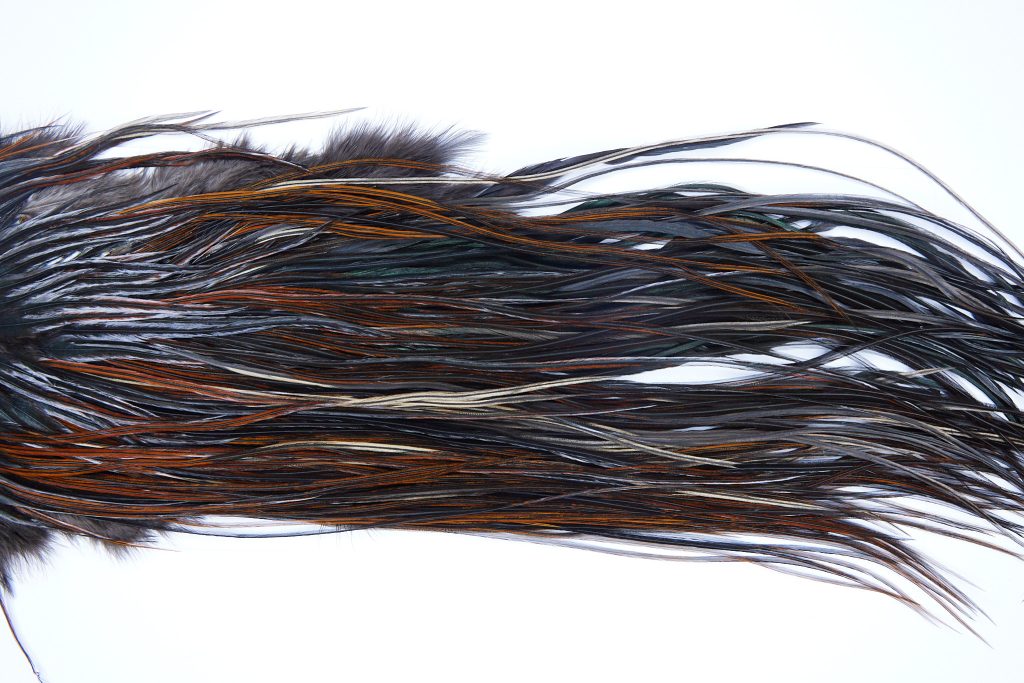 2323 Yellowstone Dry Fly Hackle Grade 3 Rooster Saddle Furnace Ties Size 14-16